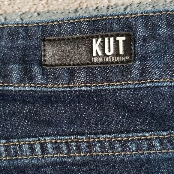 Kut From The Kloth Sophia Denim Culottes Jeans 2 Dark Wash - Picture 9 of 11
